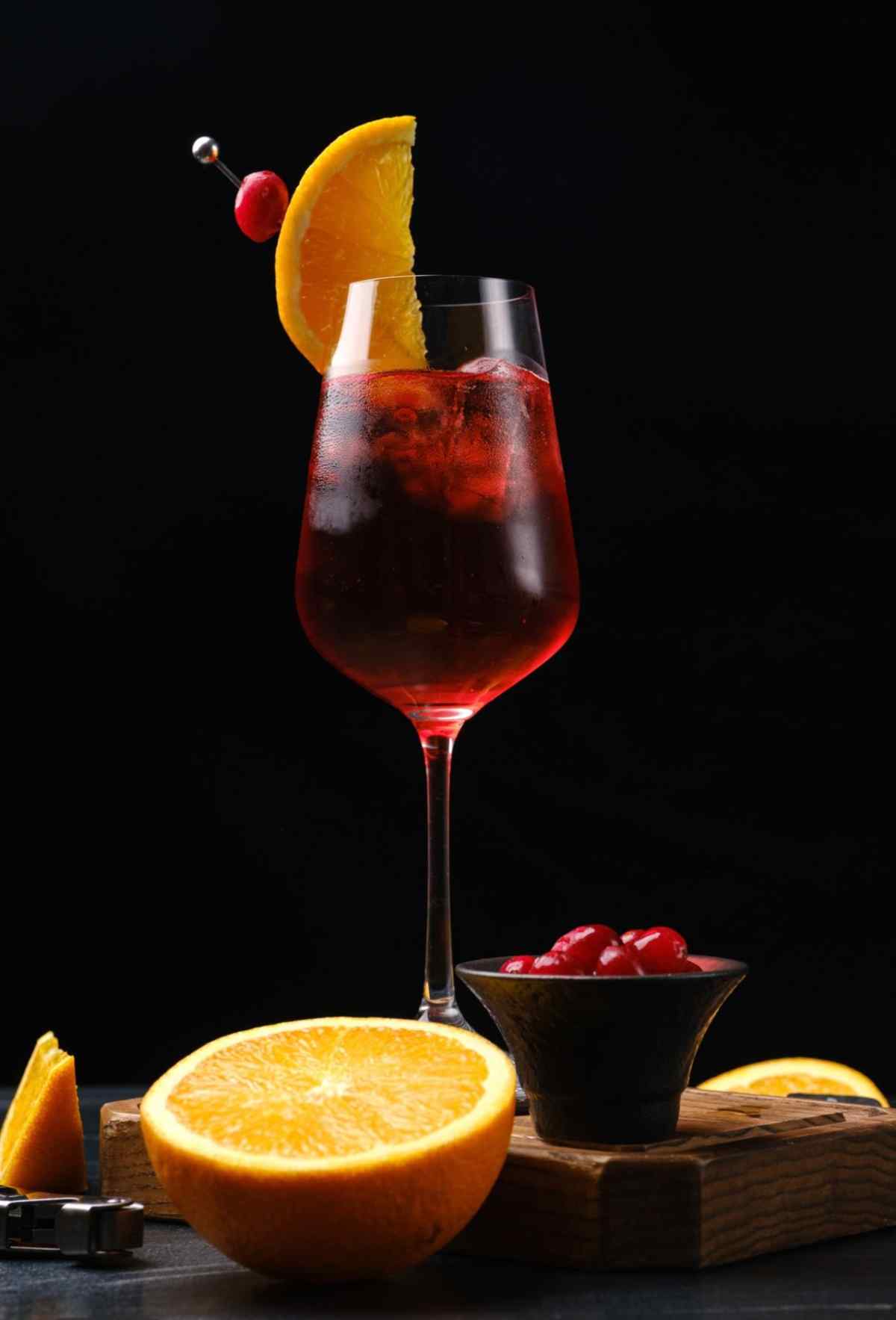 Cranberry Aperol Spritz