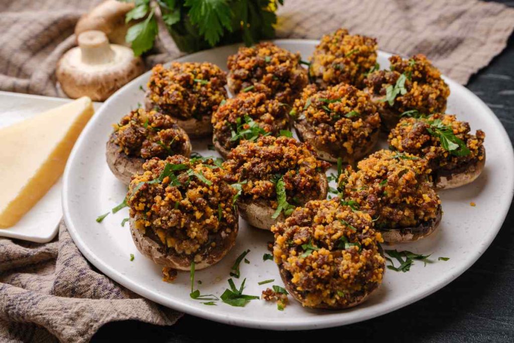 Sausage Stuffed Mushrooms
