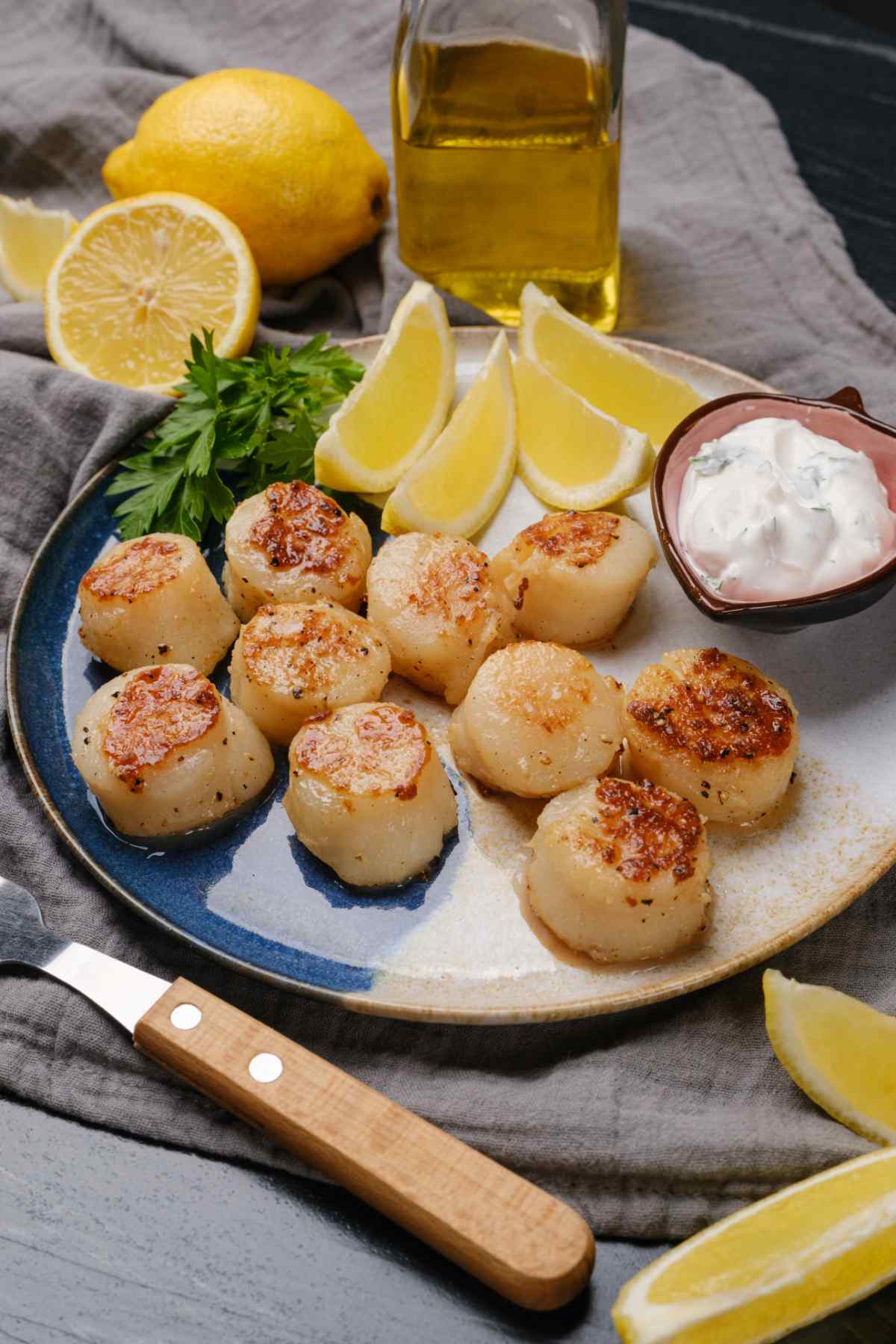 Pan Seared Scallops